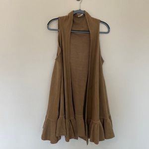 Tan Duster Cardigan